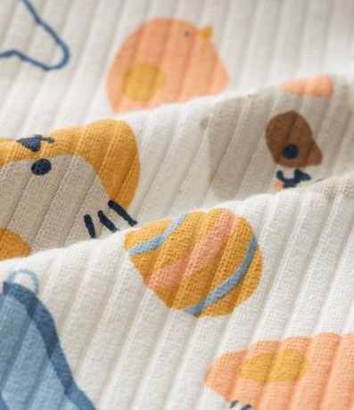 Conjunto Infantil con Estampa Cachorros en el Tobogan- Talle 0 a 18 meses 5