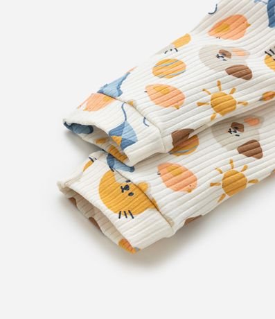 Conjunto Infantil con Estampa Cachorros en el Tobogan- Talle 0 a 18 meses 8