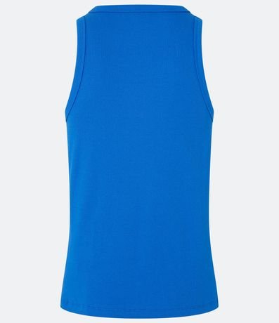 Musculosa Regular Básica en Rib de Algodón 4