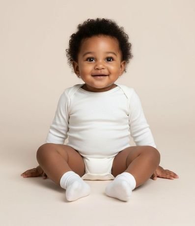 Body Infantil en Rib Básico - Talle RN a 18 meses 1