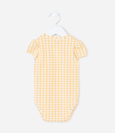 Body Infantil con Estampa Animalitos de Cuadros - Talle RN a 18 meses 3