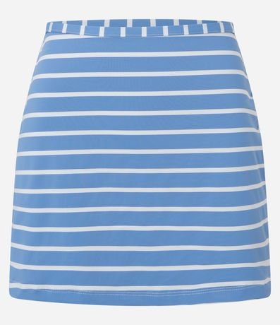 Salida de Playa Pollera Corta en Microfibra Rayada 6