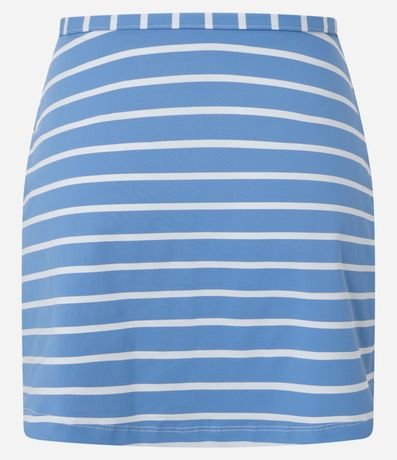 Salida de Playa Pollera Corta en Microfibra Rayada 7