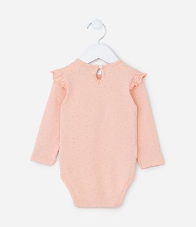 Body Infantil con Estampa Interactiva Mariposa - Talle 0 a 18 meses 3