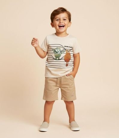 Remera Infantil con Estampa Monstritos - Talle 1 a 6 años 1
