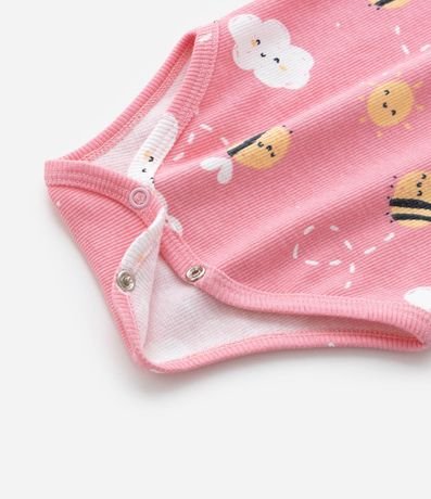 Body Infantil en Rib con Estampa Abeja - Talle RN a 18 meses 7