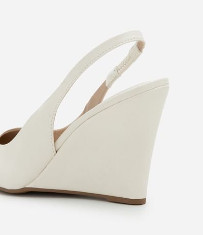 Zapato Tacones Anabela con Tira Elástica 7