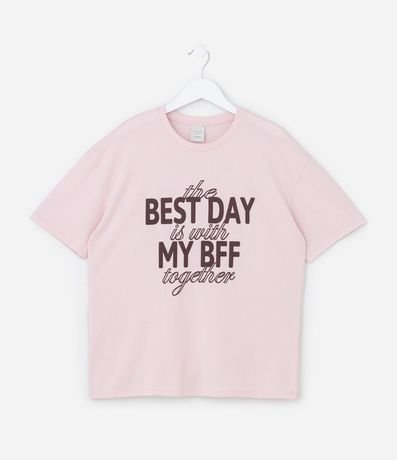 Remera Infantil con Lettering My Bff - Talle 5 a 14 años