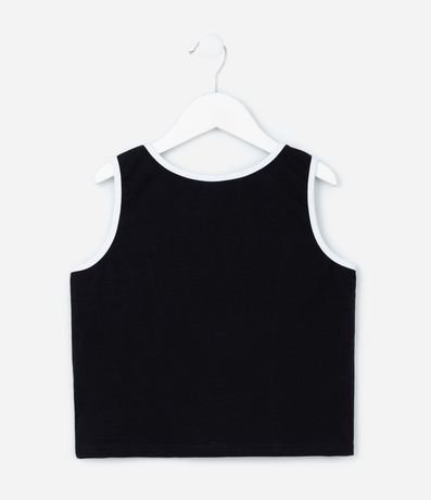 Musculosa Infantil con Detalles Contrastantes - Talle 5 a 14 años 2