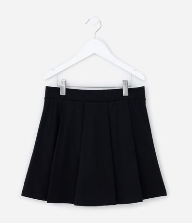 Short Pollera Infantil con Pliegues - Talle 5 a 14 años