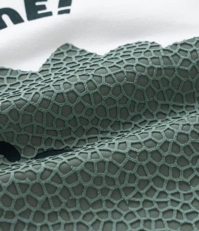 Remera Infantil con Estampa Texturizada Dino - Talle 1 a 6 años 4