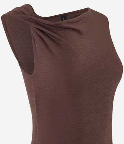 Body con Escote Canoa y Bretel Ancho 5