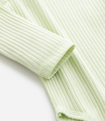 Body Infantil Canelado con Bordado Dinosaurio - Talle 0 a 18 meses 5