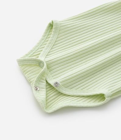 Body Infantil Canelado con Bordado Dinosaurio - Talle 0 a 18 meses 6