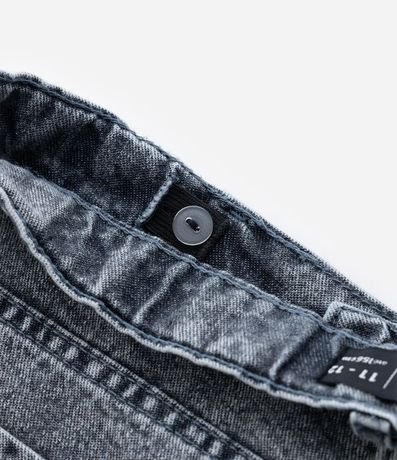 Pantalón Baggy Infantil en Jeans con Bolsillos Cargo - Talle 5 a 14 años 4