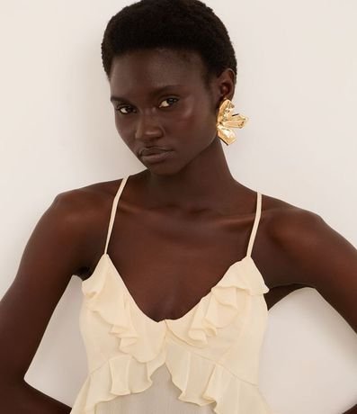 Maxi Caravana en Forma de Media Flor Arrugada 1