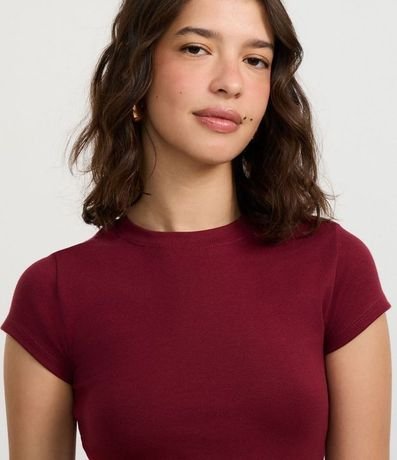 Blusa Básica Justa y Alargada en Rib 3