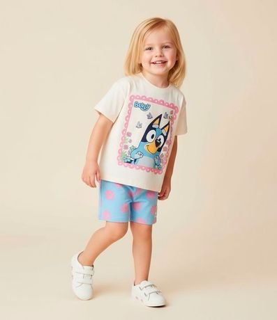 Conjunto Corto Infantil con Estampa Bluey - Talle 1 a 6 años
