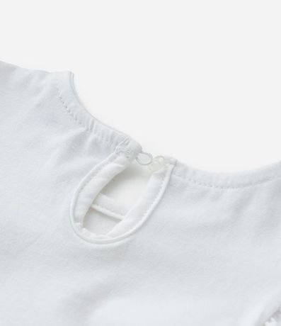 Vestido Infantil con Volados Maria y Moña - Talle 0 a 18 meses 4