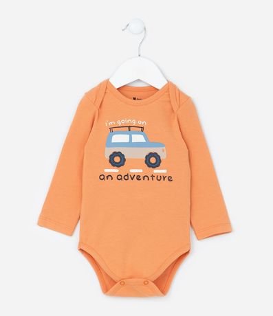 Body Infantil con Estampa Camioneta - Talle 0 a 18 meses 2