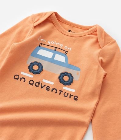 Body Infantil con Estampa Camioneta - Talle 0 a 18 meses 7