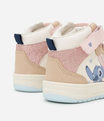 Championes Abotinado Infantil con Estampa Stitch y Angel - Talle 28 o 34 2