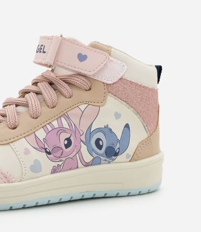 Championes Abotinado Infantil con Estampa Stitch y Angel - Talle 28 o 34 3