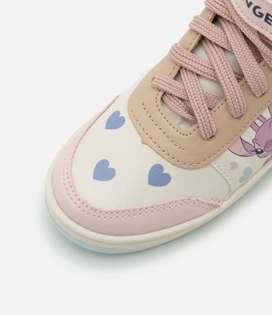 Championes Abotinado Infantil con Estampa Stitch y Angel - Talle 28 o 34 4