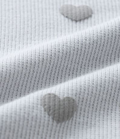 Blusa Infantil Acanalada con Estampa Corazones - Talle 1 a 6 años 3