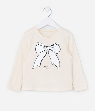 Blusa Infantil con Estampa de Lazo - Talle 1 a 6 años