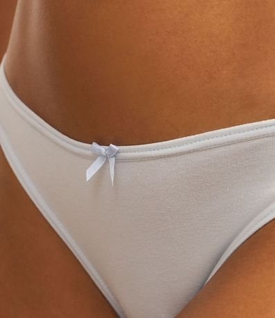 Kit 02 Bombacha Bikini Hilo Doble en Algodón 5