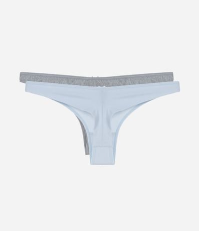 Kit 02 Bombacha Bikini Hilo Doble en Algodón 2