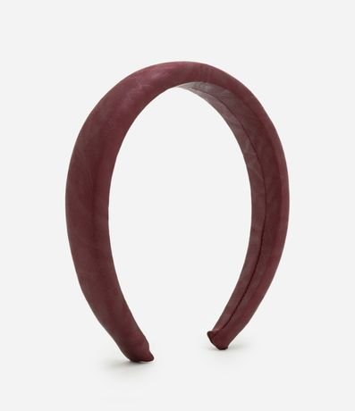 Vincha Puffer en Tejido con efecto Desgastado