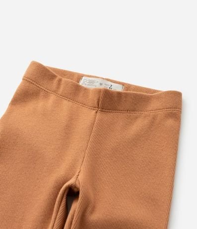 Pantalón Legging Infantil Acanalada con Costura Frufru - Talle 1 a 6 años 5