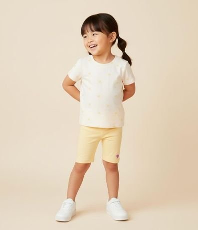 Blusa Acanalada con Estampa de Tulipanes - Talle 1 A 5 años