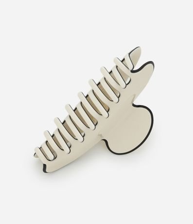 Pinza para el Pelo Grande con Borde Contrastante 2