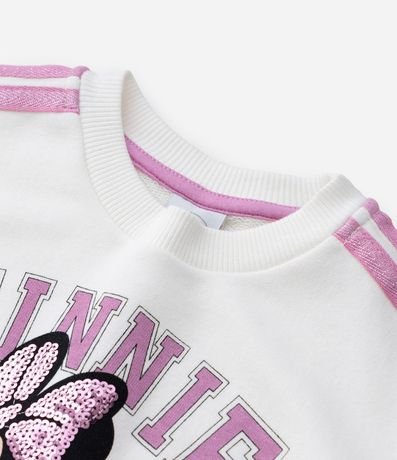 Conjunto Infantil con Bordado Lentejuela y Estampa Minnie - Talle 1 a 6 años 10