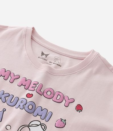 Remera Infantil con Estampa My Melody y Kuromi - Talle 5 a 14 años 5
