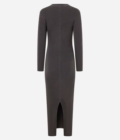 Vestido New Midi con Drapeado Lateral y Fenda en la Parte Baja 8