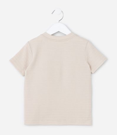Remera Infantil con Cuello Henley Texturizada - Talle 1 a 6 años 3