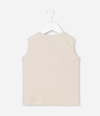 Musculosa Infantil Texturizada con Botones en el Cuello - Talle 1 a 6 años 2