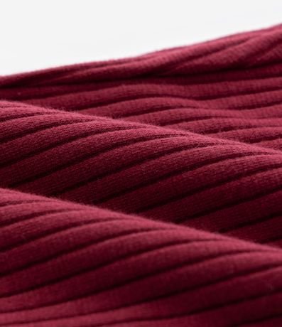 Pantalón Flare Infantil Acanalada con Bajo Ondulado - Talle 1 a 6 años 3