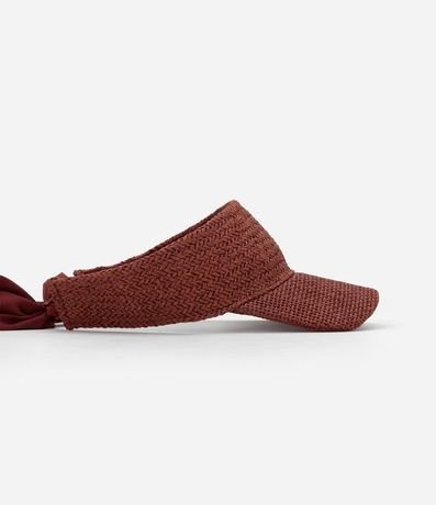 Visera en Estilo Paja Trenzada con Lazo 2