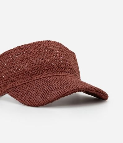 Visera en Estilo Paja Trenzada con Lazo 3