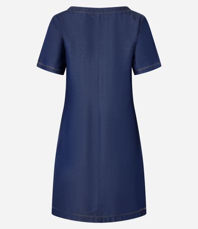 Vestido Corto en Liocel con Recortes 6