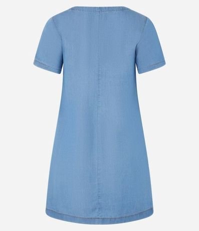 Vestido Corto en Liocel con Recortes 6