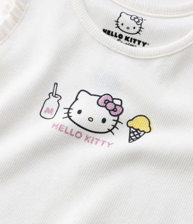 Musculosa Infantil en Rib Hello Kitty - Talle 1 a 6 años 6