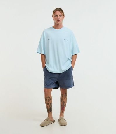 Bermuda Runner en Terciopelo Coctel con Bolsillos