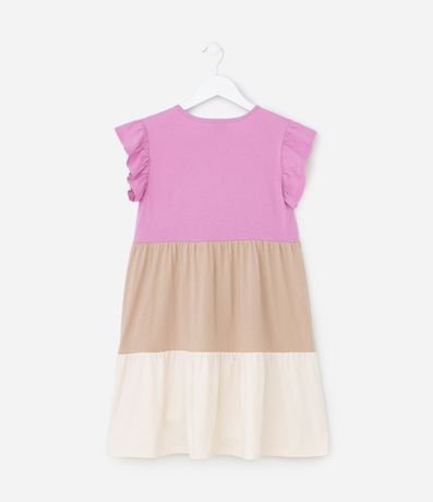 Vestido Marias Infantil con Volados - Talle 5 a 14 años 2