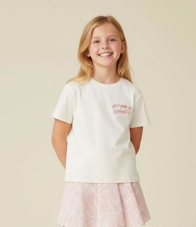 Blusa Infantil Oversized con Estampa New York - Talle 5 a 14 años